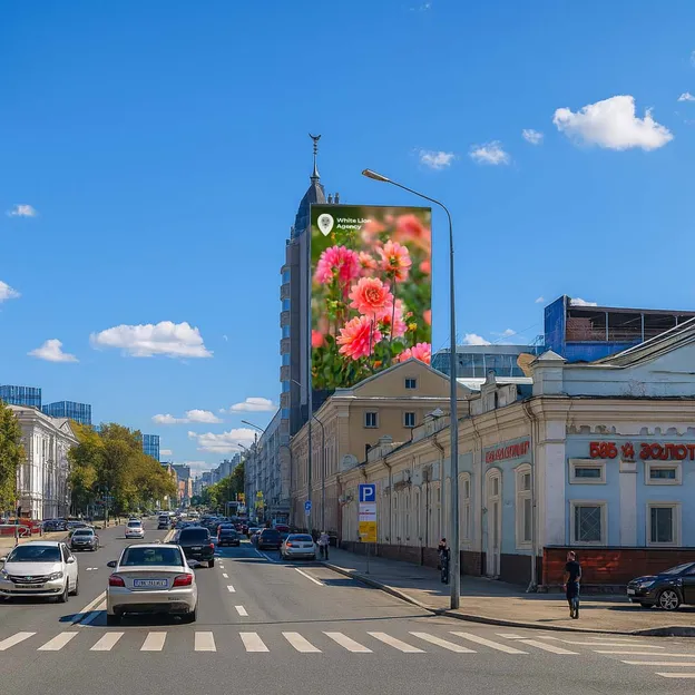 Медиафасад  (сторона А) по адресуул. Екатерининская, 114, Пермь