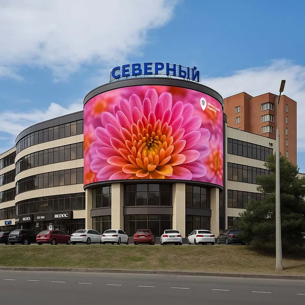 Медиафасад на ТОЦ «Северный» (сторона А) по адресупр. Космонавтов, 32В/21В, Ростов-на-Дону